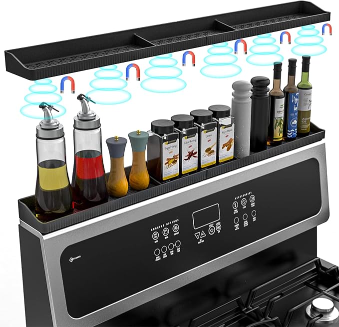 Foeacry Magnetic Stove Top Shelf 30 Inch by Foeacry