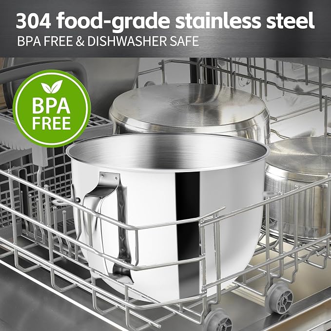 Stainless Steel 7QT Mixer bowl Fit - Image 6