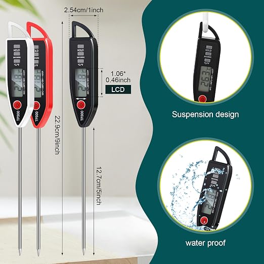 Copkim 3 Pcs Instant Read Meat Thermometer - Image 2