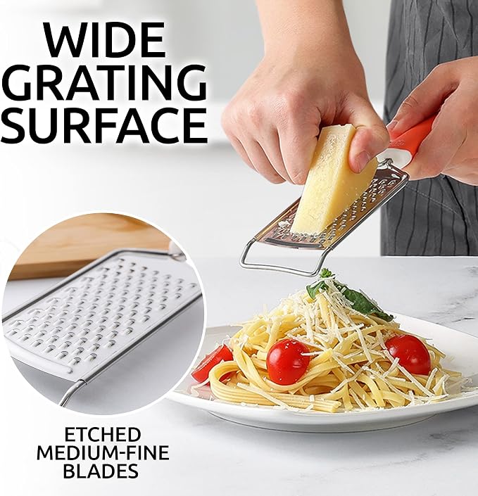 Zulay Kitchen Professional Cheese Grater Stainless Steel - Image 3