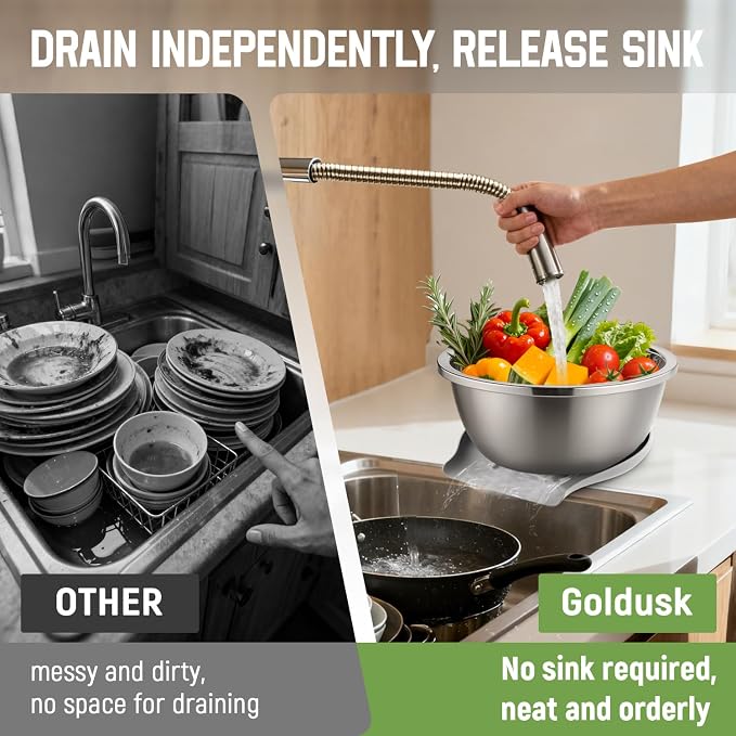 304 Stainless Steel Colander - Image 2