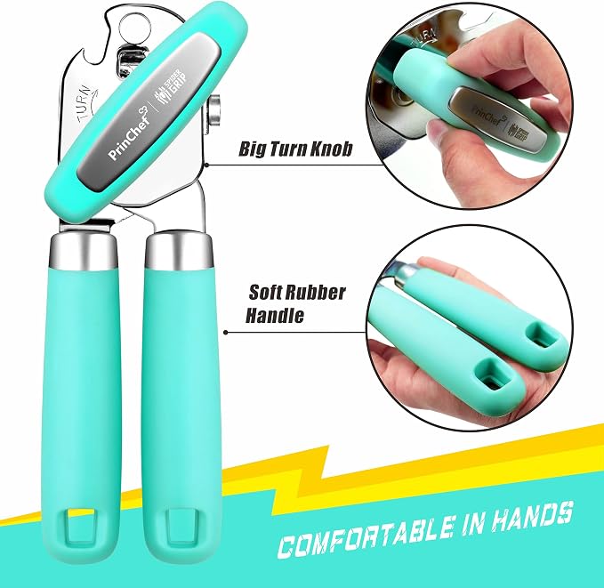 PrinChef Can Opener Manual, Can Tin Bottle Opener - Image 4