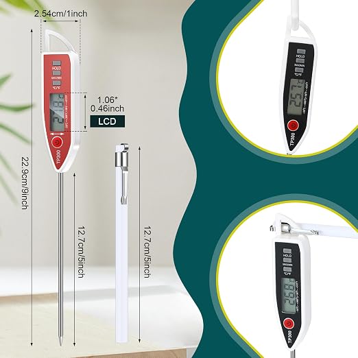 Copkim 10 Set Waterproof Food Thermometer - Image 2