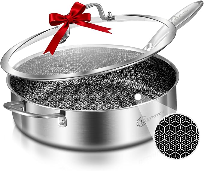 LOLYKITCH 6 QT Large Skillet by LolyKitch