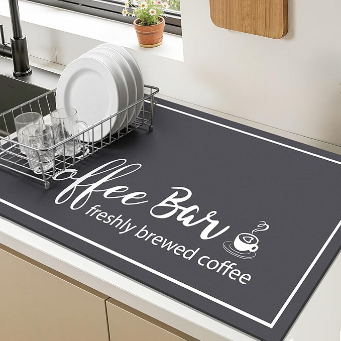 Findosom Dish Drying Mat, Cuttable Drying Mat - Image 7