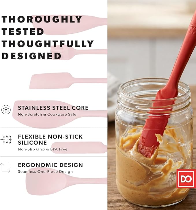 DI ORO 6-Piece Silicone Spatula Set - Image 6