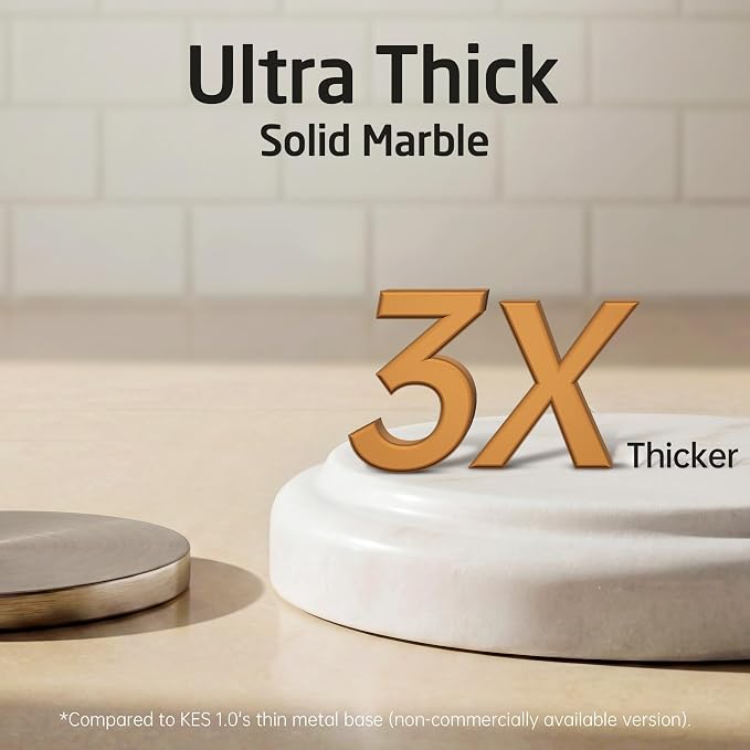 KES Anti-Slip Marble Paper Towel Holder Countertop - Image 3