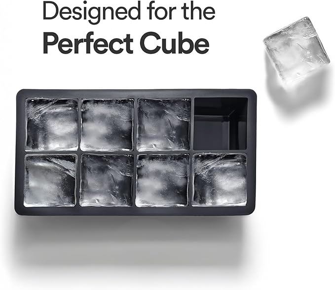 Ice Cube Molds – Large Silicone Ice & Sphere Mold Combo - Image 4