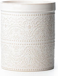 Kitchen Utensil Holder, 7 Inches Large Ceramic Utensil Holder by MIKIGEY