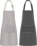 Syntus Apron for Men Women, Adjustable Cooking Kitchen Chef Aprons by Syntus
