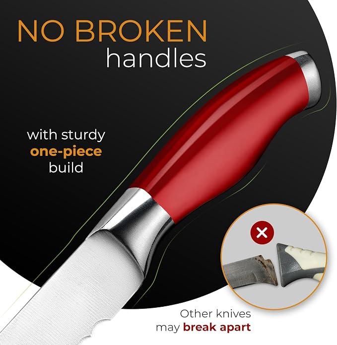 Orblue Serrated Bread Knife Ultra-Sharp Stainless Steel Professional Grade - Image 3