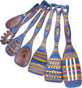 Gudamaye Pakkawood Wooden Cooking Utensils Set 7-Piece-Wooden Spoons by Gudamaye-WoodenUtensilsSets