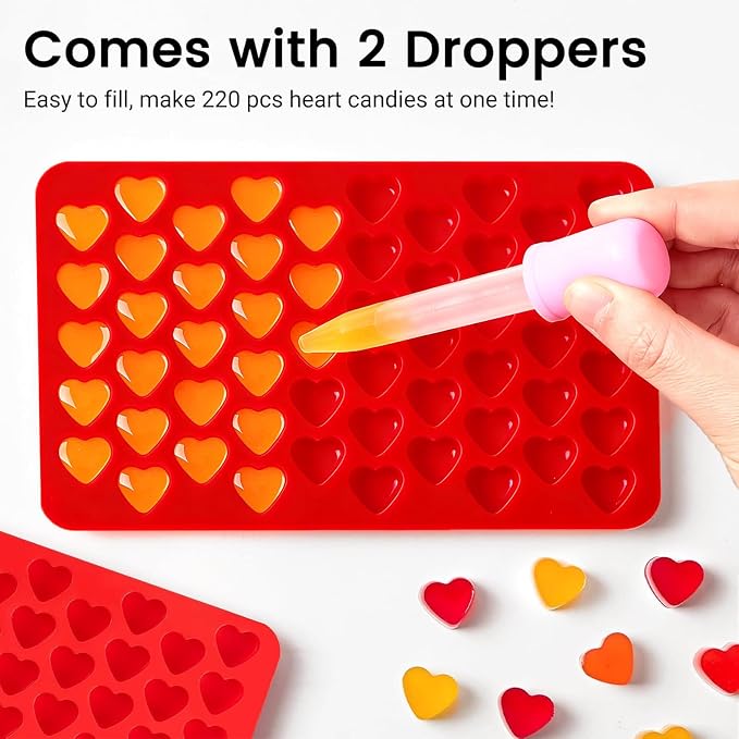 JOERSH Heart Candy Molds Silicone Molds - Image 5