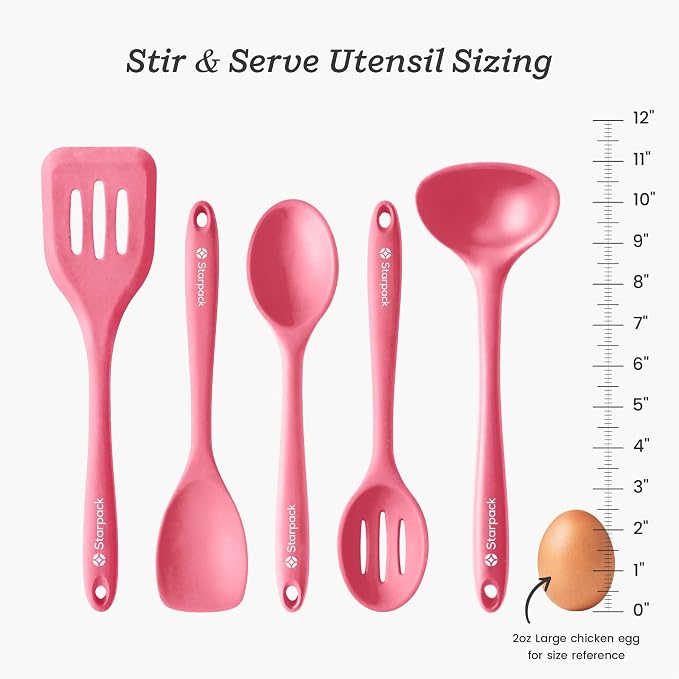 Starpack 'Stir & Serve' Silicone Cooking Utensils Set - Image 4
