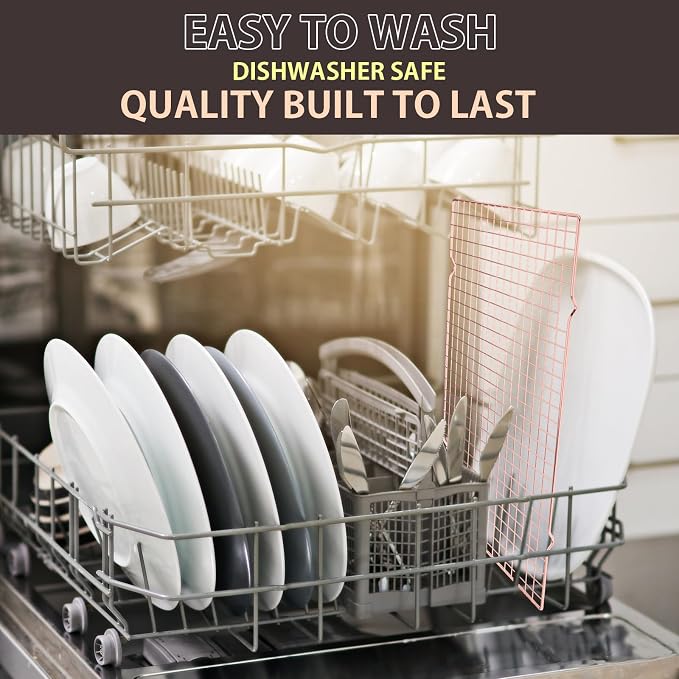 Briout Cooling Rack for Baking, Thick Wire Cookie Rack for Cooking, Oven Safe - Image 5
