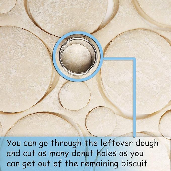 HULISEN 3.5 inch Biscuit Cutter, Stainless Steel Round Cookies Cutter - Image 5