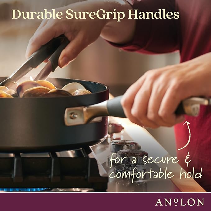 Anolon Advanced Home Hard Anodized Nonstick Sauté Pan - Image 6