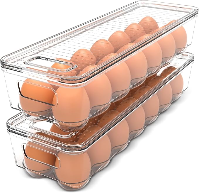 Utopia Home Egg Container With Lid and Handle by UTOPIAHOME