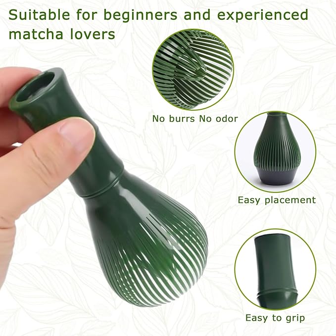 Matcha Whisk, Reusable Resin Matcha Whisk Easy to Clean Stirring Tool - Image 3