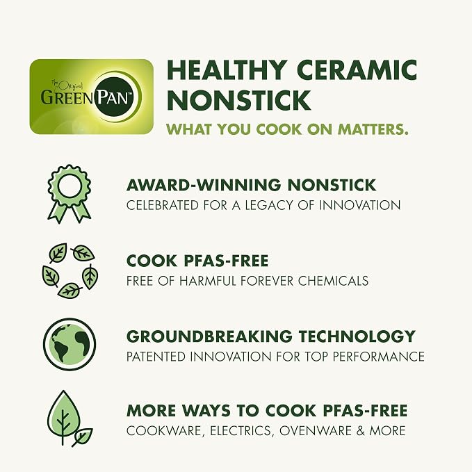 GreenPan Swift Healthy Ceramic Nonstick, Stainless Steel Handle, Dishwasher Safe - Image 8