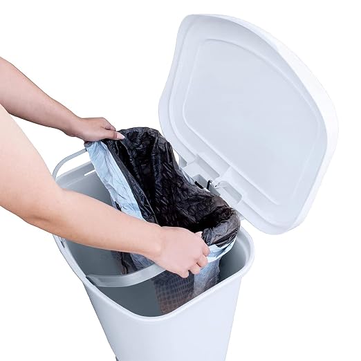 Glad 13 Gallon Trash Can | Plastic Kitchen Waste Bin - Image 9