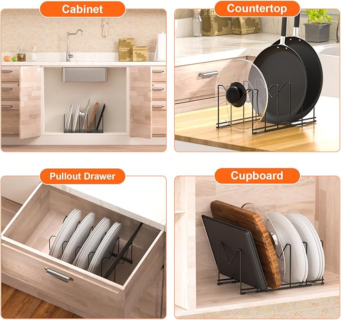 HzTinT 3 Pack Pot Lid Organizer - Image 6
