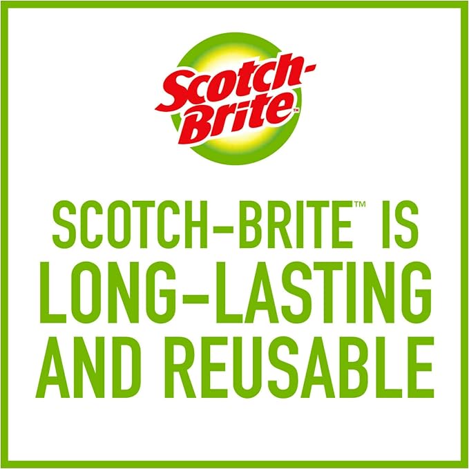 Scotch-Brite Glass and Water Bottle Brush, Long-Lasting, Safe on Glassware - Image 5