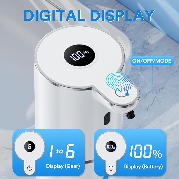 Automatic Foaming Soap Dispenser Touchless, Rechargeable Electric Hand ＆ Dish - Image 2