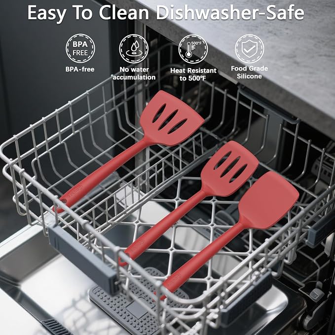 Coukre Silicone Kitchen Cooking Utensils Set - Image 5