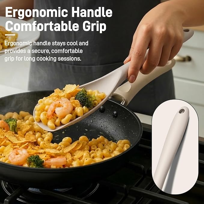 3 PACK Silicone Cooking Spatula Spoons - Image 7