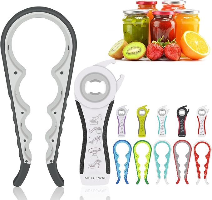 Jar Opener Bottle Opener for Weak Hands, 5 in 1 Multi-Function Can Opener by Unknown