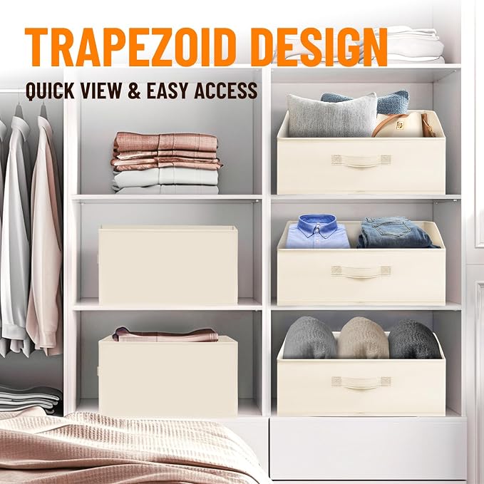 Criusia Closet Organizers Bins 4 Pack - Image 3