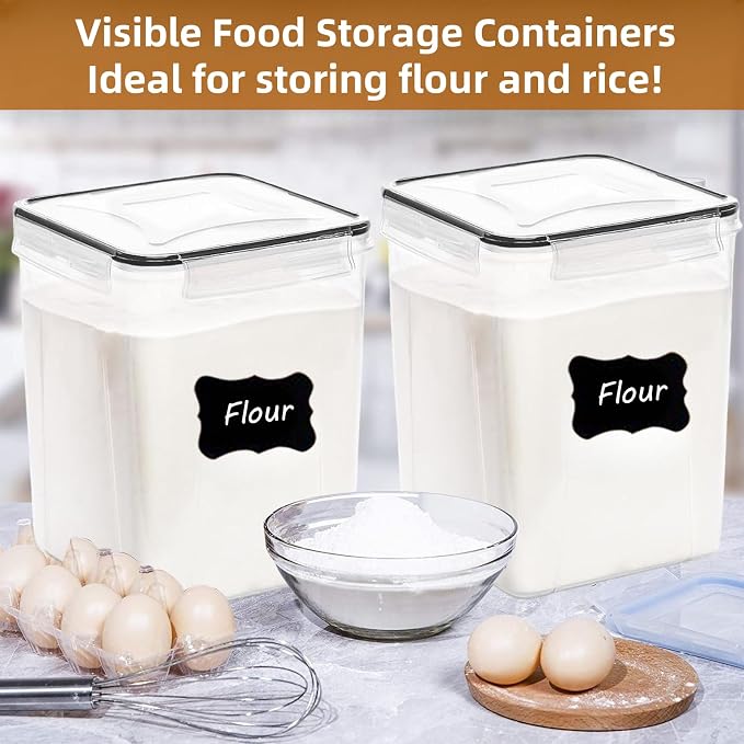 5.2L 4-Pack Airtight Food Storage Containers - Image 5