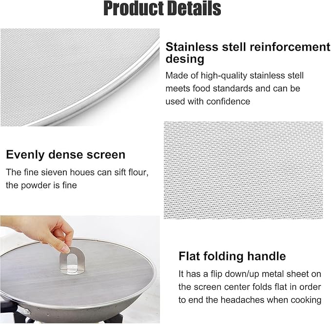 Homestia Splatter Screen for Cooking - Image 5