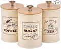 3 Pack Coffee Tea Sugar Container Set by Unknown