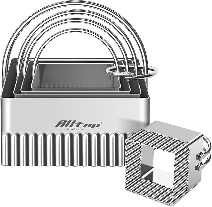 ALLTOP 5 Pieces Biscuit Cutters - Image 2
