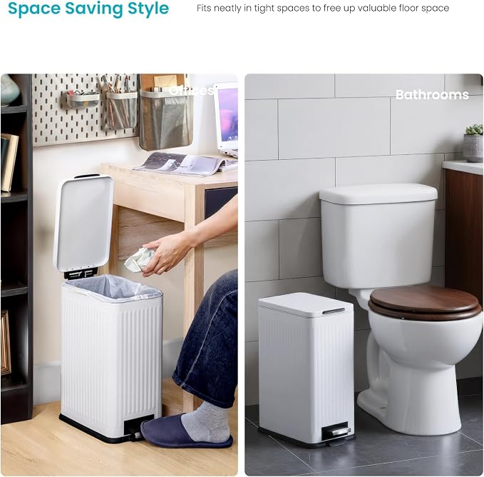 Home Zone Living 4 Gallon Kitchen Trash Can - Image 3