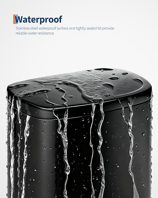 GarveeHome 13 Gal & 2.6 Gal Trash Can Combo Set, Kitchen Trash Can and Bathroom - Image 6
