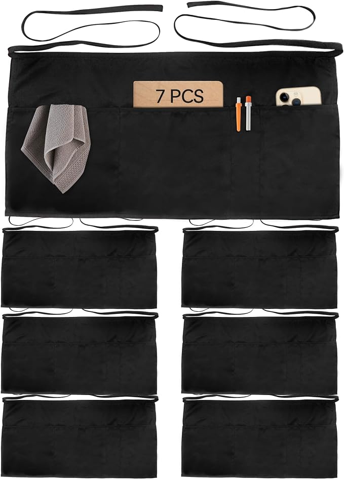 Xeoxarel Aprons with 4 Pockets 23.5'' X 11.5'' by XeoxarelWomensvests