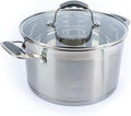 David Burke Stature Stainless Steel 6.25-Quart Dutch Oven by David+Burke