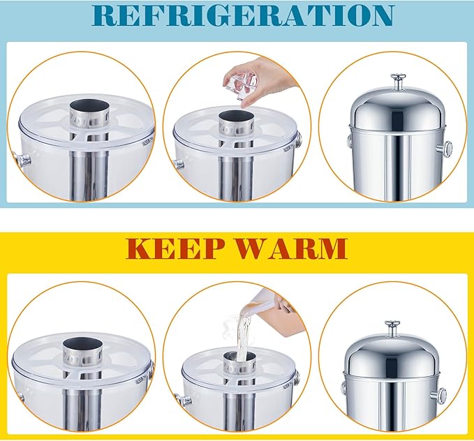 Gisafai 3 Pcs 2 Gallon Drink Dispensers - Image 5