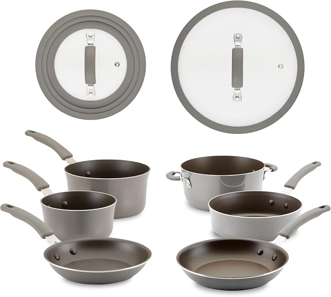 Rachael Ray Cook + Create Nonstick Cookware/Pots and Pan Set, 10 Piece - Image 11