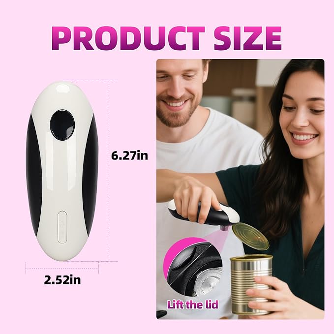 Rechargeable Electric Can Opener, Portable Gadgets Side Automatic Opener Can - Image 2