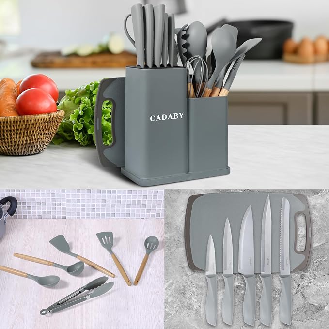 19 PCS Kitchen Cooking Utensils Set, 11 Pieces Silicone Cooking Utensils Set 6 - Image 9