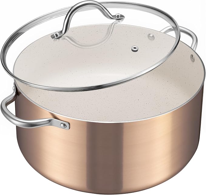 BEZIA 6 Quart Nonstick Stock Pot by BEZIA