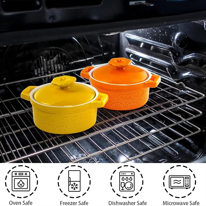 Hacaroa Set of 6 Mini Cocotte - Image 5