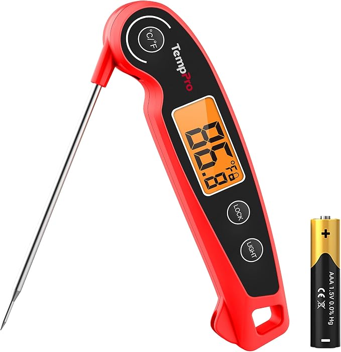 TempPro TP605 Instant Read Meat Thermometer by TempPro