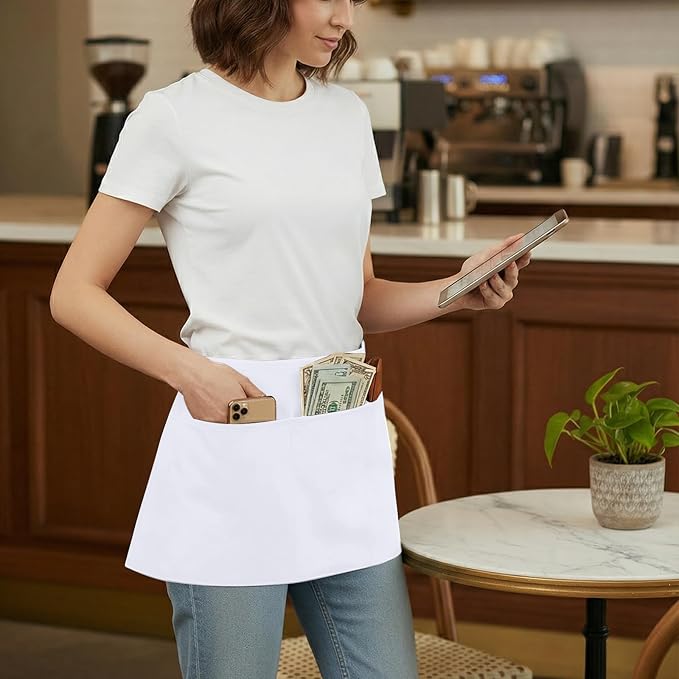 BOHARERS Waist Apron with 3 Pockets - Image 4