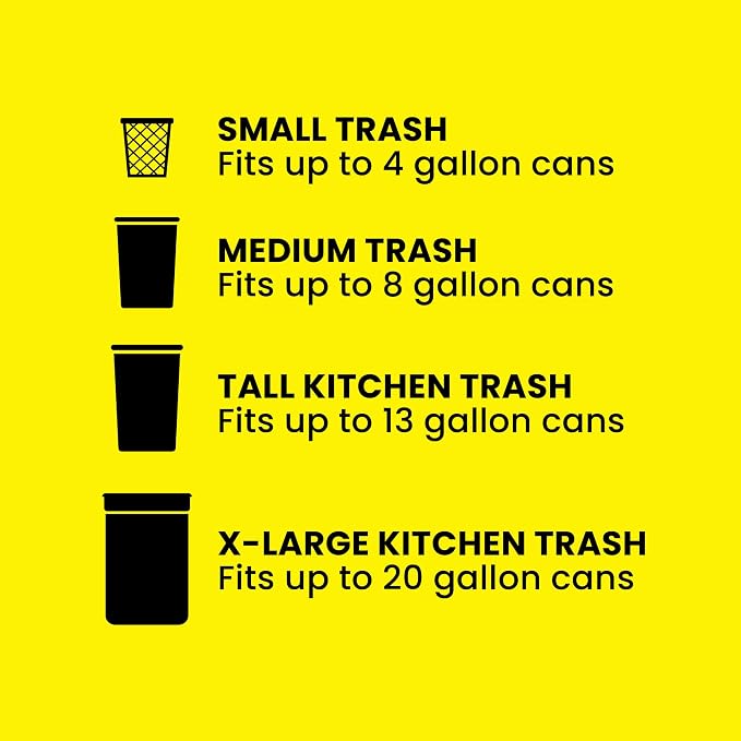 Glad Small Trash Bags 4 Gallon, Febreze Sweet Citron & Lime Garbage Bags - Image 7