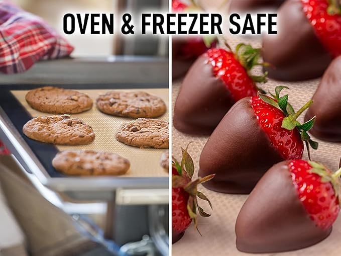 Zulay Kitchen Silicone Baking Mat Sheet Set - Image 5